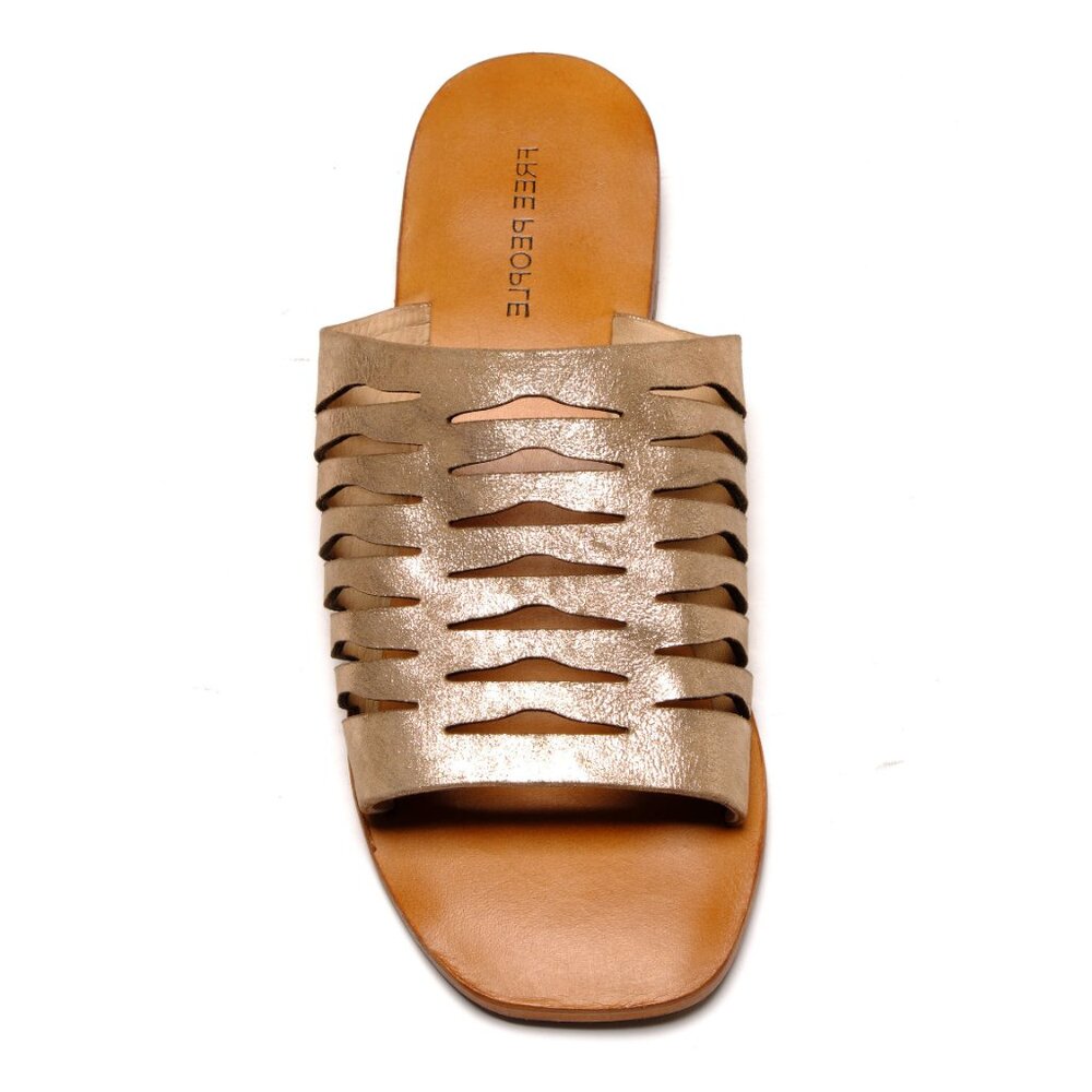 🎉LAST CHANCE🎉 FREE PEOPLE Slice Of Sun Sandals / Rose Gold - Picture 8 of 10